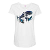 alien terror from deep space Maternity Scoop Neck T-shirt