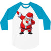 Santa Dabbing 3/4 Sleeve Shirt