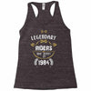 legendary riders are born in 1984 Racerback Tank
