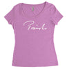 paiste signature new Women's Triblend Scoop T-shirt