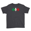 bat man mexican flag mexico logo Youth Tee