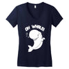 oh whale! Women's V-Neck T-Shirt