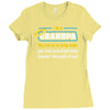 mischief with grandpa Ladies Fitted T-Shirt