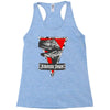 jurassic park raptor natural Racerback Tank