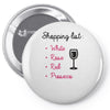 wine shopping Pin-back button