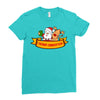 merry christmas Ladies Fitted T-Shirt