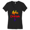 Alpha Omicson Pi Women's V-Neck T-Shirt