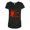 for england and st Maternity Scoop Neck T-shirt