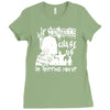 if zombies chase us im tripping you up Ladies Fitted T-Shirt
