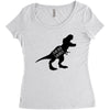 Teachersaurus Women's Triblend Scoop T-shirt
