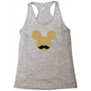 mickey mouse moustache Racerback Tank