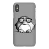 nerd penguin iPhoneX Case