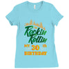 Rockin Rollin 30th Year Birthday Ladies Fitted T-Shirt