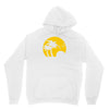 beach silhouette birds sand sunset Unisex Hoodie