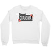 blessed grandma with flower Crewneck Sweatshirt
