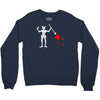 blackbeard's flag pirate edward teach Crewneck Sweatshirt