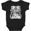 you can almost hear the fish laughing! Baby Bodysuit
