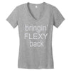bringin flexy Women's V-Neck T-Shirt