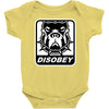 bull dog disobey Baby Onesie