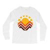 sunset mountain Long Sleeve Shirts