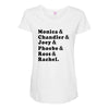 Friends Tv Show Maternity Scoop Neck T-shirt