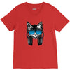 cat music V-Neck Tee