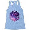 d20 galaxy Racerback Tank