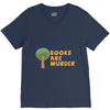 books are murder V-Neck Tee