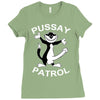 pussay patrol Ladies Fitted T-Shirt
