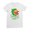 feed me Ladies Fitted T-Shirt