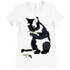 radioactive cat Ladies Fitted T-Shirt