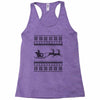 ugly santa claus Racerback Tank