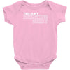 my drinking shirt funny Baby Onesie