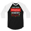 may your christmas be merry &amp; bright 3/4 Sleeve Shirt