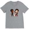 high five V-Neck Tee