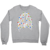 skeleton christmas tree Crewneck Sweatshirt