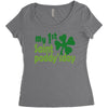 my 1st saint paddyday Women's Triblend Scoop T-shirt