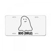 boo smile License Plate