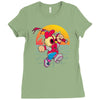 hotline plumber Ladies Fitted T-Shirt