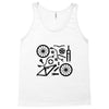 bike parts full suspension airfix model parts mens printed cotton Tank Top