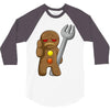 sad gingerbread 3/4 Sleeve Shirt
