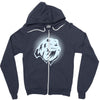 dramatic chipmunk Zipper Hoodie
