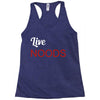 live noods Racerback Tank