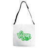 vegan 2 Adjustable Strap Totes