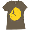 adrenaline addict rock climbing Ladies Fitted T-Shirt