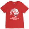 without a moustache einstein proud hirsute mustachioed grooming V-Neck Tee