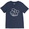pig funny V-Neck Tee