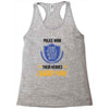 police mom  i rised mine Racerback Tank