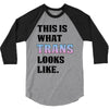This is What Trans Looks Like 3/4 Sleeve Shirt