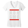 non gmo Women's V-Neck T-Shirt